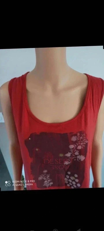 Arkitect women's red Desert Snow print tank top size L - Sleeveless top – photo 3